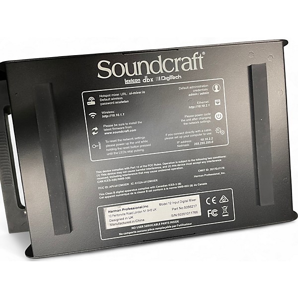 Used Soundcraft Ui 12 Digital Mixer Digital Mixer