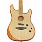 Used Fender American Acoustasonic Stratocaster Natural Acoustic Electric Guitar