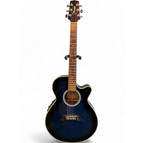 Used Takamine EG560C Blue Burst Acoustic Electric Guitar,New Products : American Fashion Style Bags On Sale