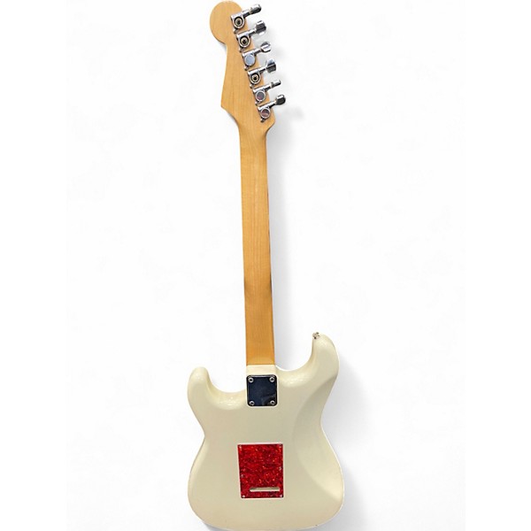 Vintage 1989 Fender 1989 Stratocaster White Solid Body Electric Guitar