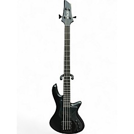 Used Schecter Guitar Research Stiletto 4 Stealth Pro Black Electric Bass Guitar