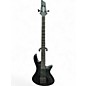 Used Schecter Guitar Research Stiletto 4 Stealth Pro Black Electric Bass Guitar thumbnail
