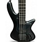 Used Schecter Guitar Research Stiletto 4 Stealth Pro Black Electric Bass Guitar