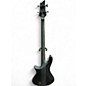 Used Schecter Guitar Research Stiletto 4 Stealth Pro Black Electric Bass Guitar