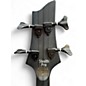 Used Schecter Guitar Research Stiletto 4 Stealth Pro Black Electric Bass Guitar