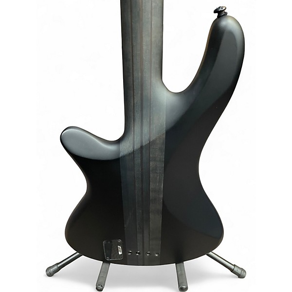 Used Schecter Guitar Research Stiletto 4 Stealth Pro Black Electric Bass Guitar