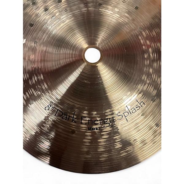Used Paiste 8in Signature Dark Energy Splash Mark I Cymbal