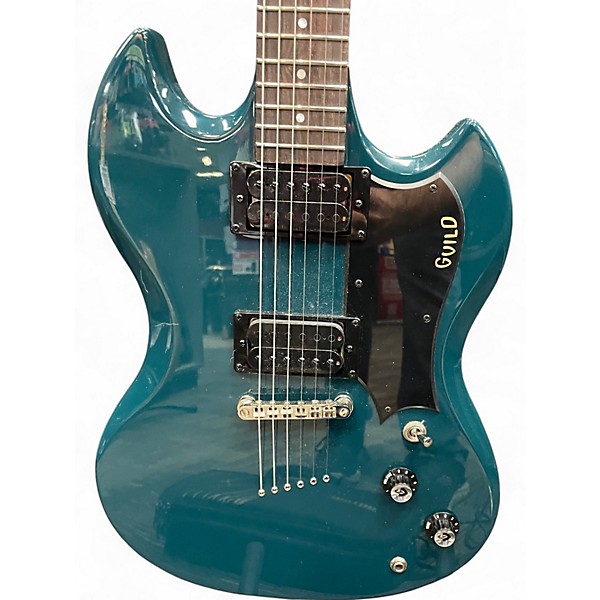Used Guild polara Blue Solid Body Electric Guitar