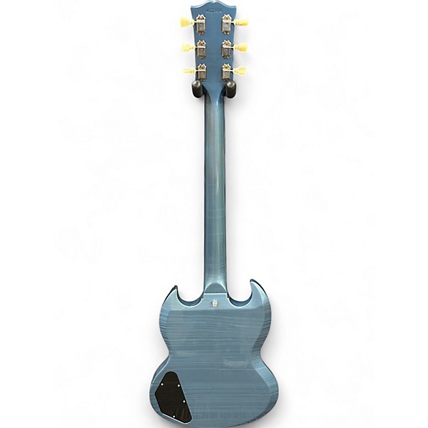 Used 2024 Gibson CUSTOM 1964  STANDARD REIS ULTRA LIGHT AGING MURPHY LAB SG Pelham Blue Solid Body Electric Guitar