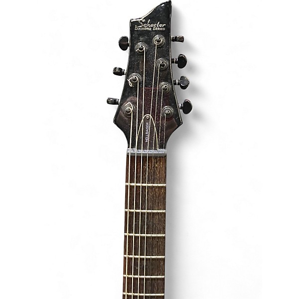 Used Schecter Guitar Research Hellraiser C1 Black Solid Body Electric Guitar