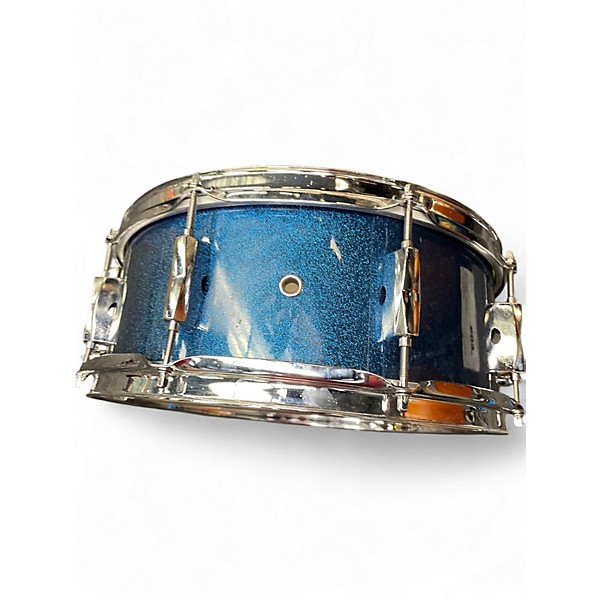 Used Pearl 14in export snare blue sparkle Drum