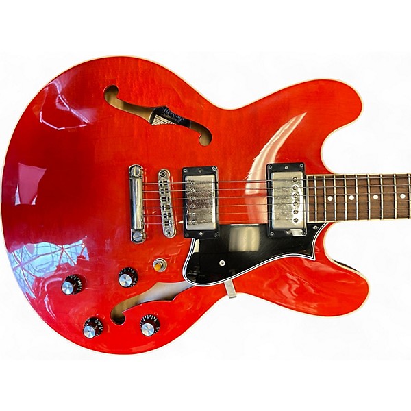 Used Heritage H535 CHERRY TRANSLUCENT Hollow Body Electric Guitar
