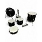 Used Pacific 5 Piece Drum Kit Black Drum Kit