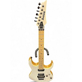 Used Ibanez rg652ahm-awd White Solid Body Electric Guitar