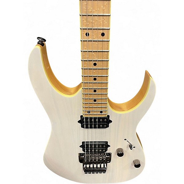 Used Ibanez rg652ahm-awd White Solid Body Electric Guitar