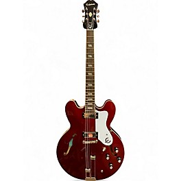 Used Epiphone Riviera Wine Red Hollow Body Electric Guitar
