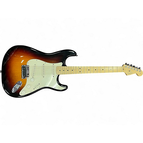Used 2006 Fender American Standard Stratocaster 3 Color Sunburst Solid Body Electric Guitar