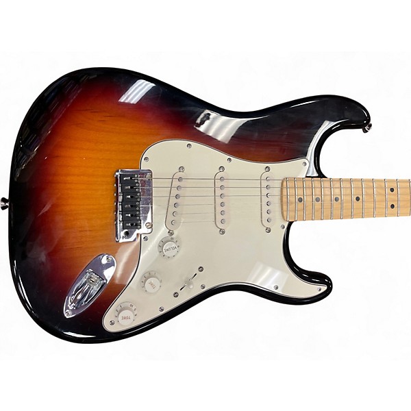 Used 2006 Fender American Standard Stratocaster 3 Color Sunburst Solid Body Electric Guitar
