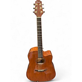 Used Haineswood EXD70MCE Natural Acoustic Electric Guitar