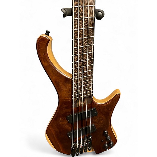 Used Ibanez EHB1265MS Walnut Electric Bass Guitar