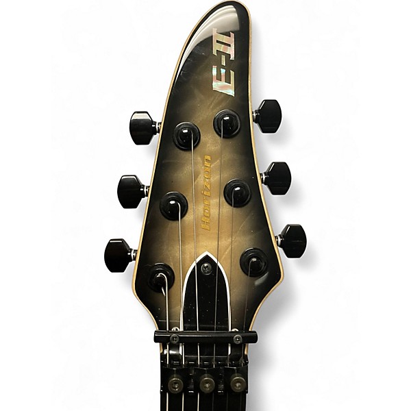 Used ESP E-II Horizon Black Natural Burst Solid Body Electric Guitar