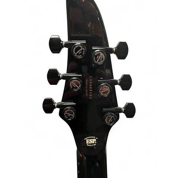 Used ESP E-II Horizon Black Natural Burst Solid Body Electric Guitar