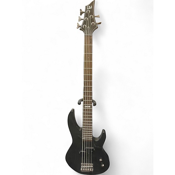 Used ESP LTD B155DX 5 String Black Electric Bass Guitar