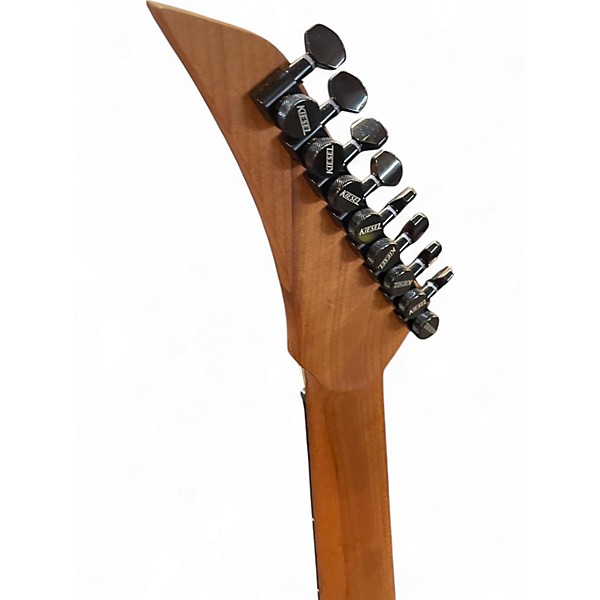 Used Kiesel Aries 8 Bolt On Black and Blue Solid Body Electric Guitar