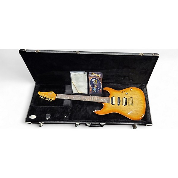 Used Suhr Custom Standard Natural burst Solid Body Electric Guitar