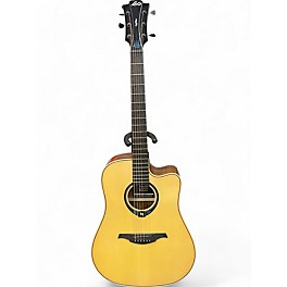 Used Lag Guitars Tramontane HyVibe THV20DCE Natural Acoustic Electric Guitar