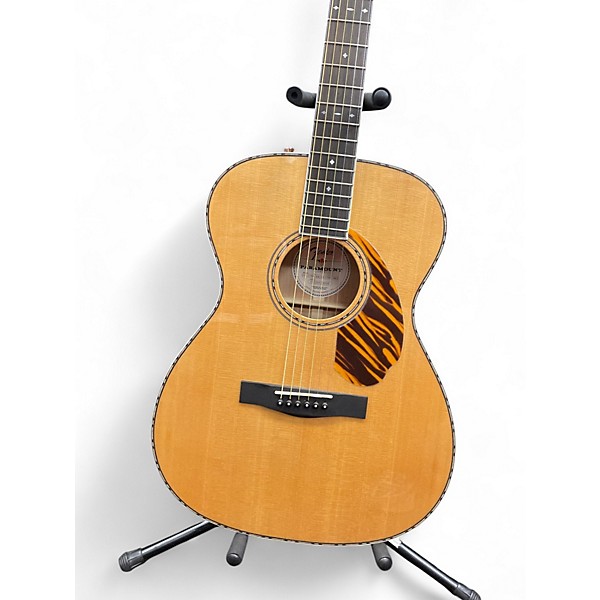 Used Fender Paramount PO-220E Natural Acoustic Electric Guitar