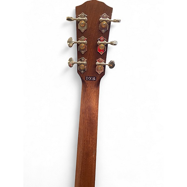 Used Fender Paramount PO-220E Natural Acoustic Electric Guitar