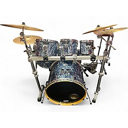 Used Pearl 6 Piece EXR Blue Drum Kit