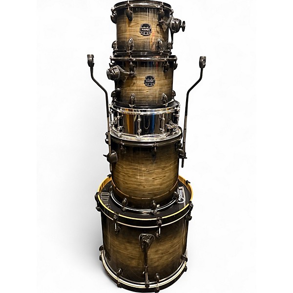 Used Mapex 5 Piece armory series  Black Drum Kit