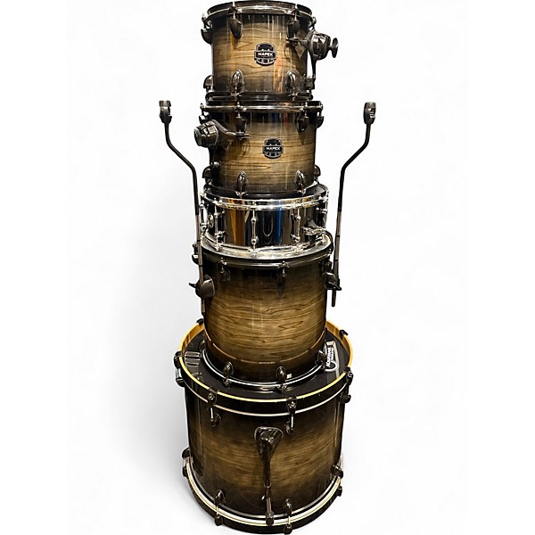 Used Mapex 5 Piece armory series  Black Drum Kit