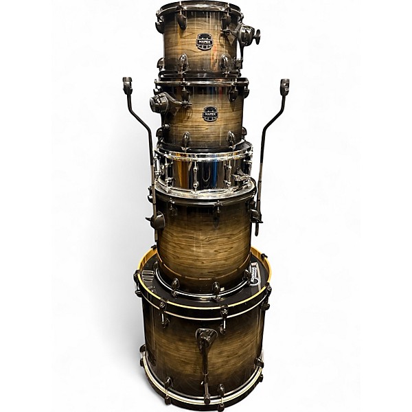 Used Mapex 5 Piece armory series  Black Drum Kit
