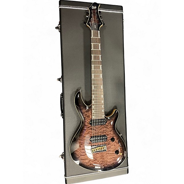 Used ESP JR-608 FADED BLUE SUNBURST Solid Body Electric Guitar