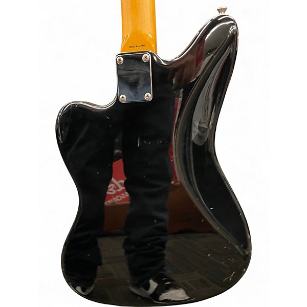 Used 2010 Fender '62 Reissue Jassmaster JM66 Black Solid Body Electric Guitar
