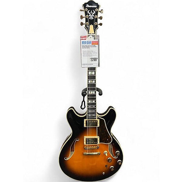 Used Ibanez Artstar AS2000 Brown Sunburst Hollow Body Electric Guitar