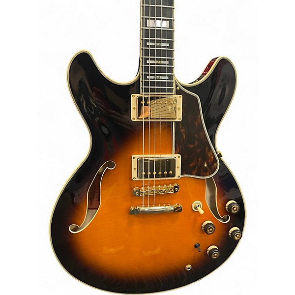 Used Ibanez Artstar AS2000 Brown Sunburst Hollow Body Electric Guitar