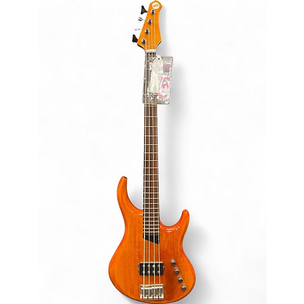 Used MTD Kingston Artist Amber Electric Bass Guitar