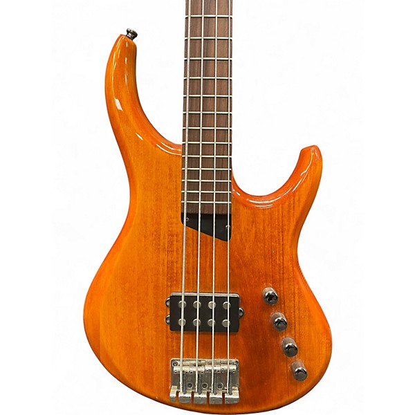 Used MTD Kingston Artist Amber Electric Bass Guitar