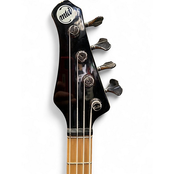 Used MTD KINGSTON  LH Black Electric Bass Guitar