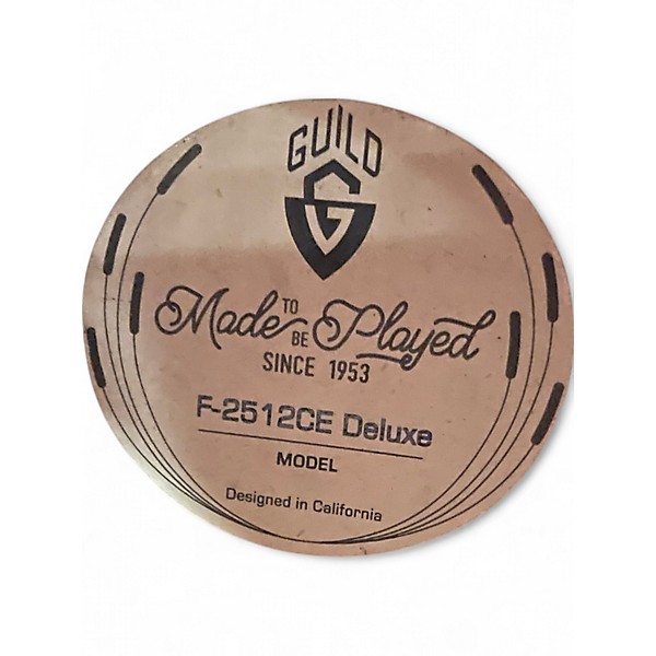 Used Guild F-2512CE 2 Color Sunburst 12 String Acoustic Guitar