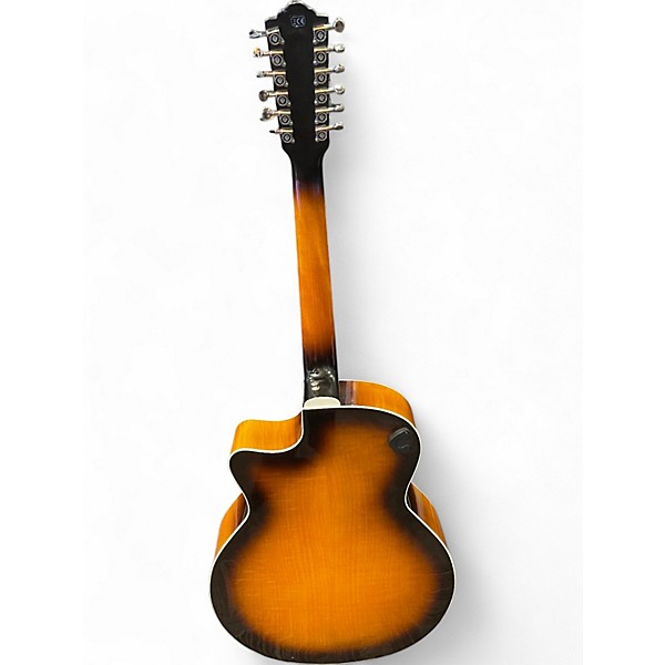 Used Guild F-2512CE 2 Color Sunburst 12 String Acoustic Guitar