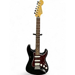 Used Fender Deluxe Lone Star Stratocaster Black Solid Body Electric Guitar