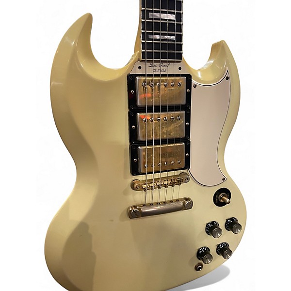 Used 2006 Gibson 1961 SG Custom Reissue Alpine White Solid Body Electric Guitar