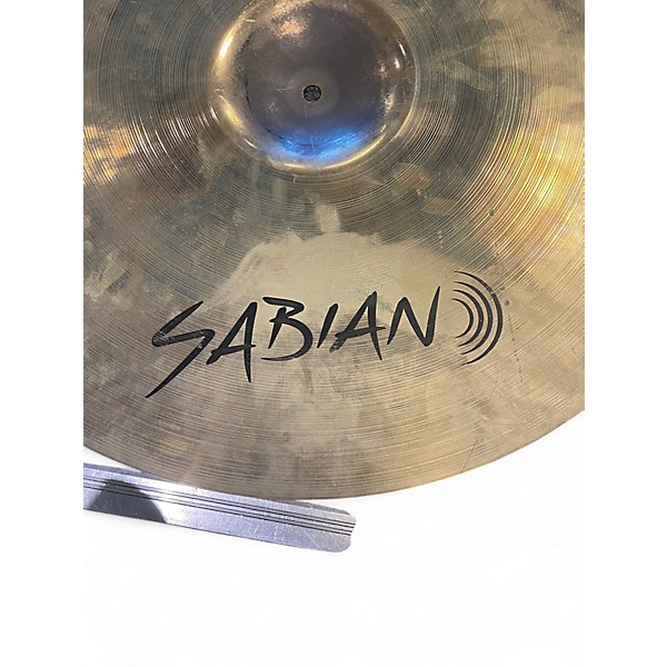 Used SABIAN 21in AAX Raw Bell Dry Ride Cymbal