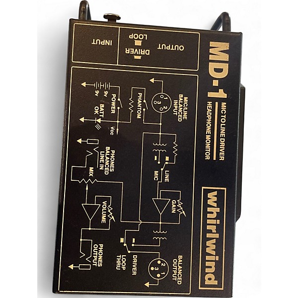 Used Whirlwind MD1 Headphone Amp