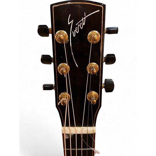 Used Everett EMERALD P BODY Vintage Natural Acoustic Guitar